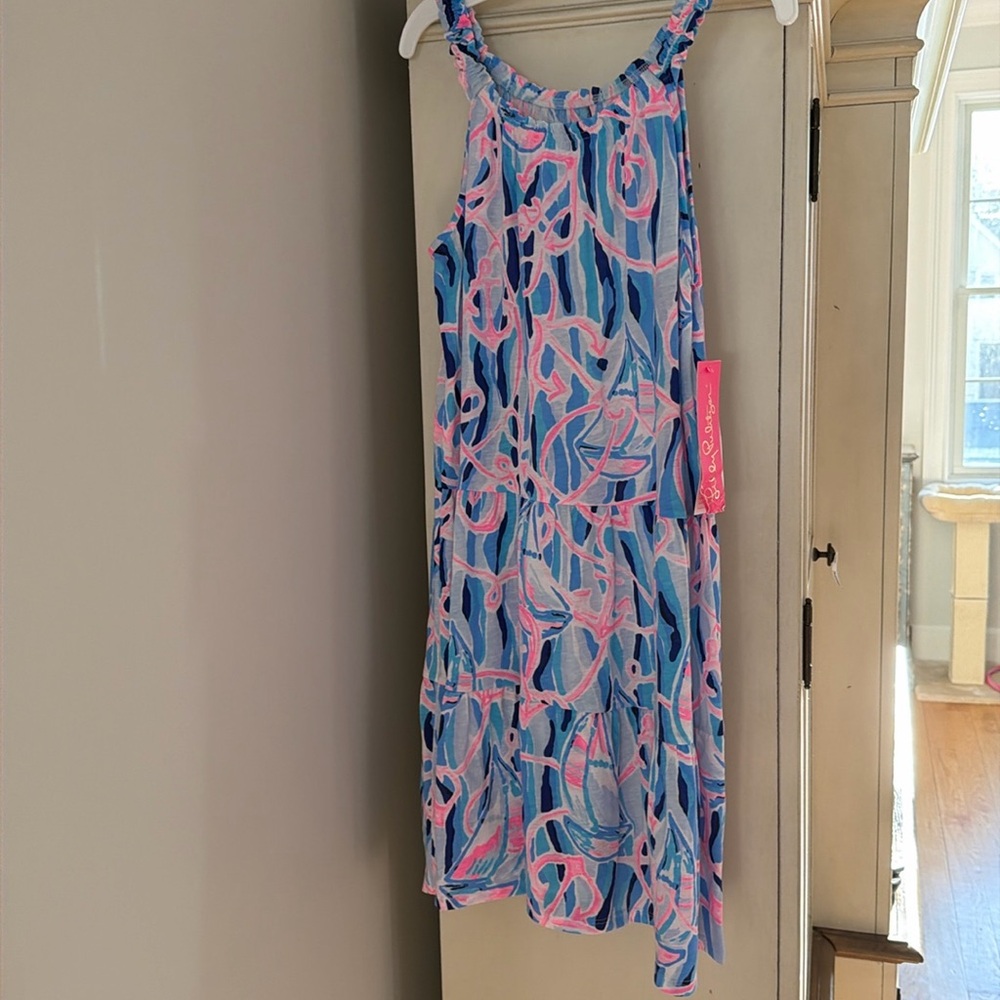 NWT Lilly Pulitzer Anchor Dress Size XL Girls